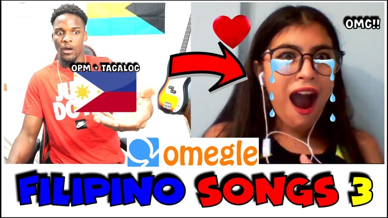 Filipino Tagalog And OPM Songs In English ( Omegle Singing Reactions),