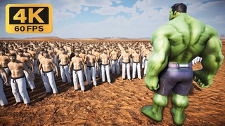 Hulk vs 1000 Every Unit  Ultimate Epic Battle Simulator 2  UEBS 2