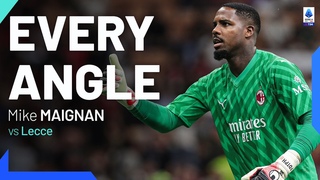 Maignan’s extraordinary save | Every Angle | Lecce-Milan | Serie A 2023/24