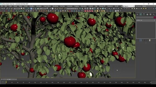 tyflow blowing tree setup in 3ds Max