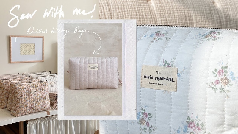 SEW WITH ME Quilted toiletry bags Vintage home haul, Ms Rosie