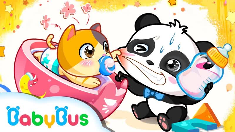 Take Care of Kitten Timi, Baby Care, Diaper Change, Baby Bus Kids Songs and