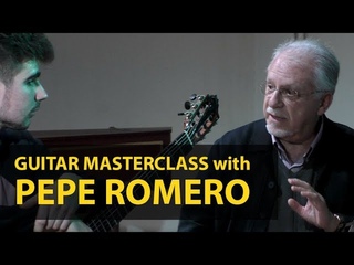 Masterclass with maestro Pepe Romero  Guitar Virtuosi 2019, Moscow