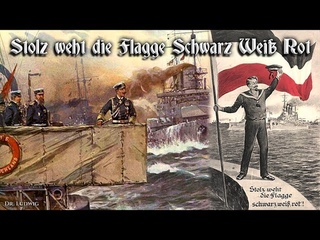 Stolz weht die Flagge Schwarz Wei Rot  German folk song+English translation
