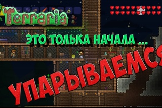 Упарываемся в Terraria) под конец дичь)