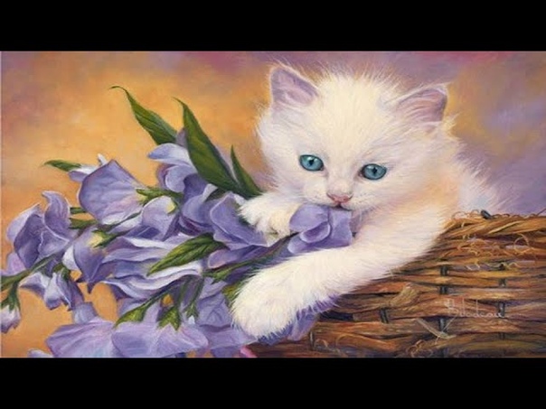 Кошки в живописи Lucie