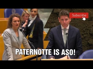 Renske Leijten pakt Paternotte aan op zijn asociale gedrag!