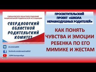 КАК ПОНЯТЬ ЧУВСТВА И ЭМОЦИИ РЕБЕНКА ПО ЕГО МИМИКЕ И ЖЕСТАМ  Запись 16 05 2020