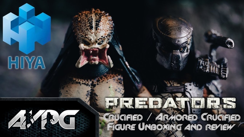Hiya Toys Predators Figure Unboxing Review: Crucified, Armored