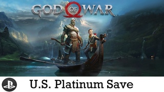 God of War (2018) U.S. Platinum Save 100% | Max XP & HS | Plus Max Resources