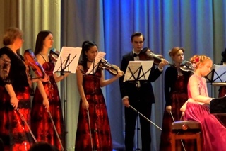 Й.Гайдн,  Концерт для фортепиано с оркестром, ре мажор (II и III часть), исп. Медведко Ева, 10 л.,