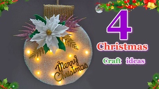 4 Economical Christmas Decoration idea from Cardboard | DIY Christmas craft idea337