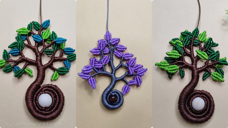 How to make DIY Macrame Tree of Life, Home decor macrame wall hanging