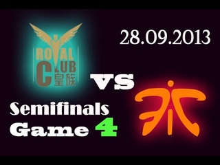 RYL vs FNC | Royal Club HZ vs Fnatic Game 4 | SemiFinals D2 G4 | Worlds 2013 S3 D2G4 VOD