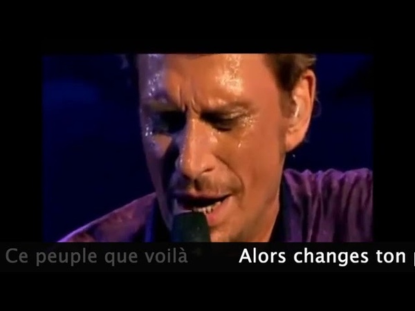 JOHNNY chante pour les gilets jaunes CE PEUPLE QUE