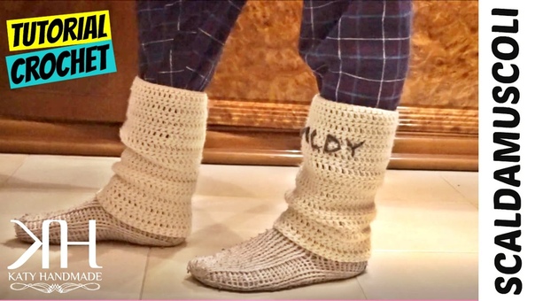 Tutorial scaldamuscoli uncinetto per principianti, legwarmers crochet, , Katy