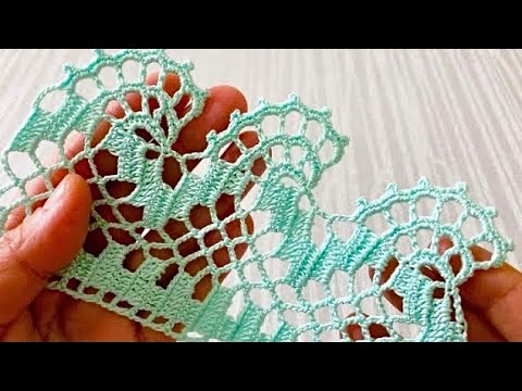 INCREDIBLE Crochet Towel, Napkin, Cover Edge Lace Pattern