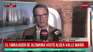 El embajador de Alemania visitó Aldea Valle María
