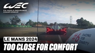 Kévin Estre Almost Clips The Lamborghini at Mulsanne 👀 I 2024 24 Hours of Le Mans I FIA WEC