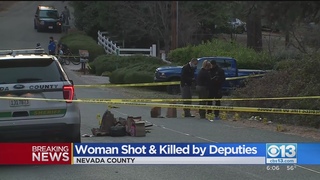 Woman Killed By Deputy In Nevada County