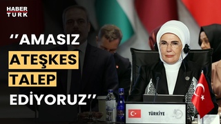 Filistin İçin Tek Yürek Zirvesi. Emine Erdoğan: Hiçbir ideoloji masumların canından değerli değildir