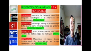 BIOTECNOLOGIA  NEWS:25 a 26/04/2023 #biotecnologia #Embrapa #Legun #microrganismos #esgoto #Petrogal