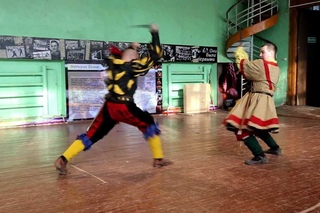 Russian Landsknechts fighting (Herzog vs Kristoph)