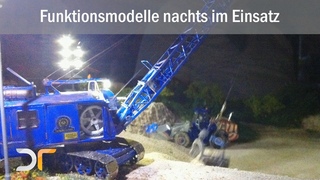 Nostalgisch - Funktionsmodelle beim MSR-Thalmassing bei Nacht 2011 | RC 1:87