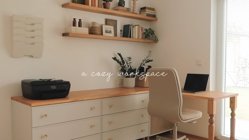 Creating a cozy home office library, Room makeover, Cloudyhills