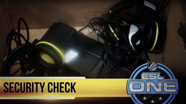 Security Check ESL One Katowice