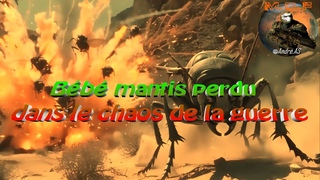 MDF - Bb mantis perdu dans le chaos de la guerre