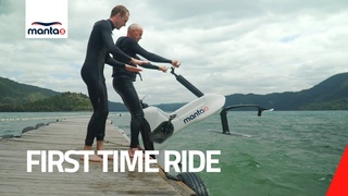 Learn to Ride- Beach Launching | Manta5 Hydrofoil Bikes
