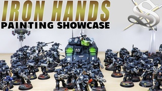HUGE ARMY! Warhammer 40k Iron Hands Space Marines Painting Showcase