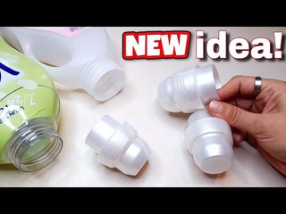 Plastik Deterjan Kapaklarını Sakın Atma! Bakın Ne Yaptım ♻️👍