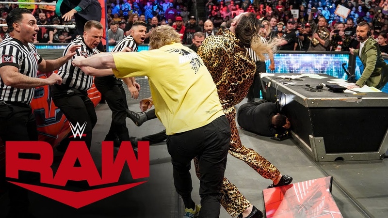 The Freakin : Logan Paul sucker punches Seth Freakin Rollins during IMPAULSIVE brawl: Raw, March 20,