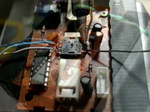Hack an optical mouse into a camera with Arduino and