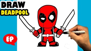 How to Draw DEADPOOL | Cartoon
