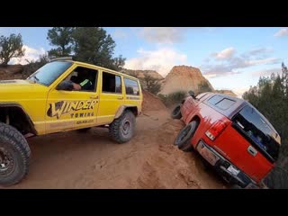 GMC Sierra Goes Over The Edge - 2WD Truck!