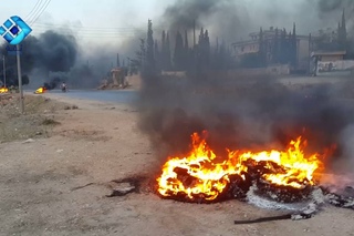 Involvement of parents in igniting tires to mitigate Hrkhtairan