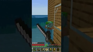 Новый вид мобов напали на мой дом в игре Minecraft
