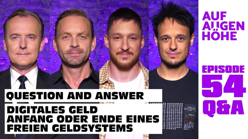 QA DIGITALES GELD mit Thorsten Polleit, Sebastian Huth, Fab und Dennis