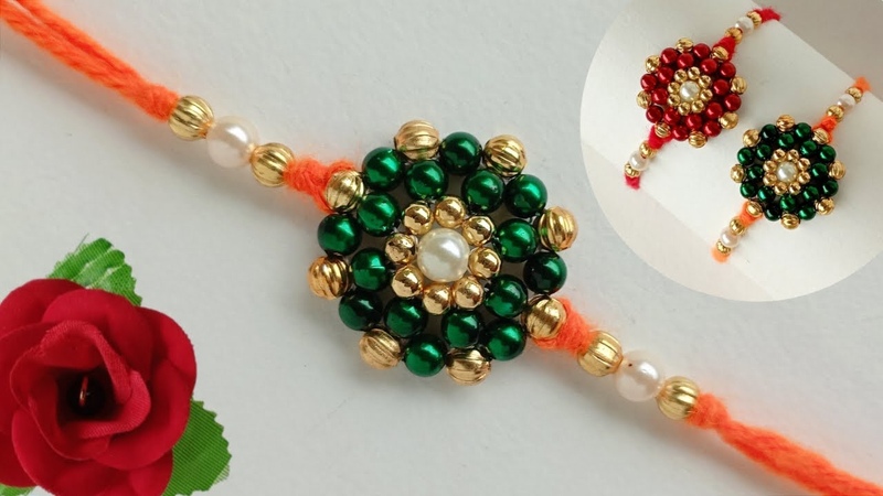 Diy easy rakhi, , How to make easy rakhi, , Rakhi making ideas at home, , Handmade