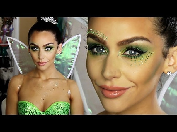 Tinkerbell Fairy Halloween Makeup