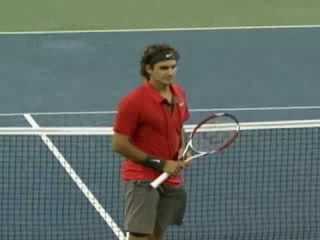 Roger Federer Has A Funny Reaction
