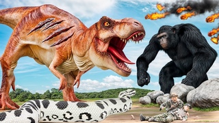 Jurassic World Evolution 3: Park Managers’ Collection Pack | T-rex Vs Anaconda | Jurassic Park