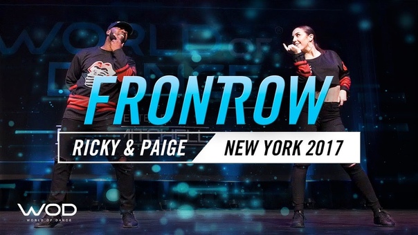 Ricky Cole Paige Modereger, Front Row, World of Dance New York 2017, ,