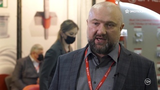 Участники выставки “RosBuild 2021“. Дмитрий Росиненков генеральный директор ГК “Огнеза“