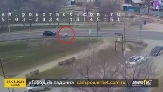 ДТП (сбит велосипедист г. Дубовка) ул. Магистральная - ул. Московская 25-03-2024 13-45