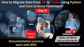 “How to Migrate Data QuickBooks to Fusion using Python and Data Science Technique“| @bispsolutions
