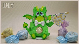 Symbol of 2024 🐲 DIY Funny little dragon with a surprise inside🐉